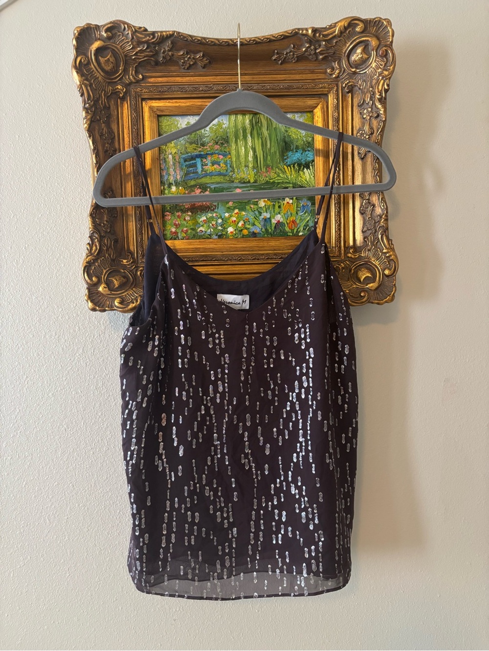 Veronica M Purple & Silver Metallic Cami